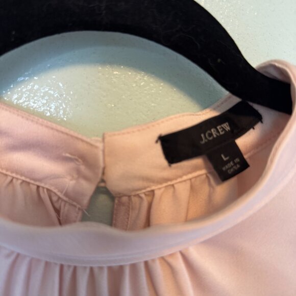 J.Crew Vintage-Inspired Pleated Collar Blouse – Blush (Large) - 0075 - Picture 5 of 6
